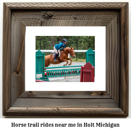 horse trail rides near me in Holt, Michigan